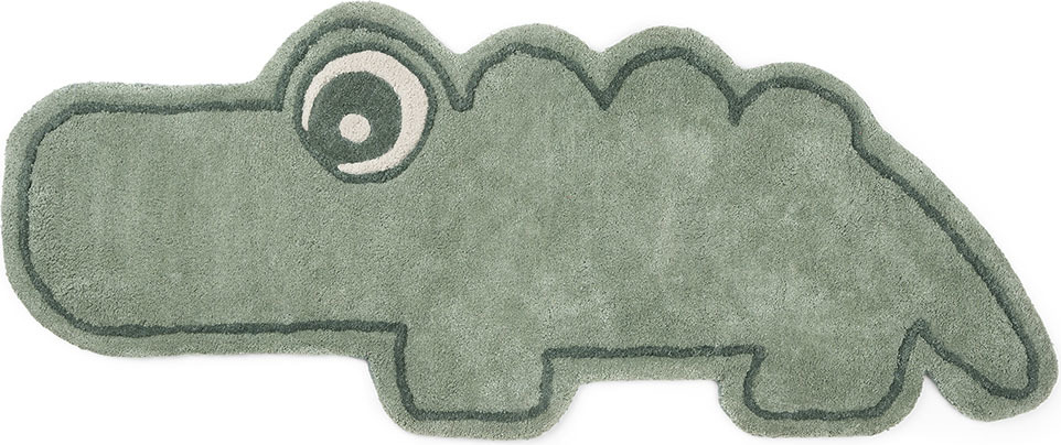 Croco Baby-Teppich grün
