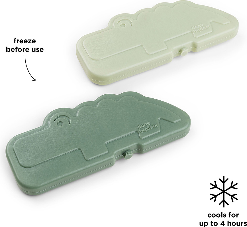 Croco Blocs Réfrigérants verts, Lot de 2
