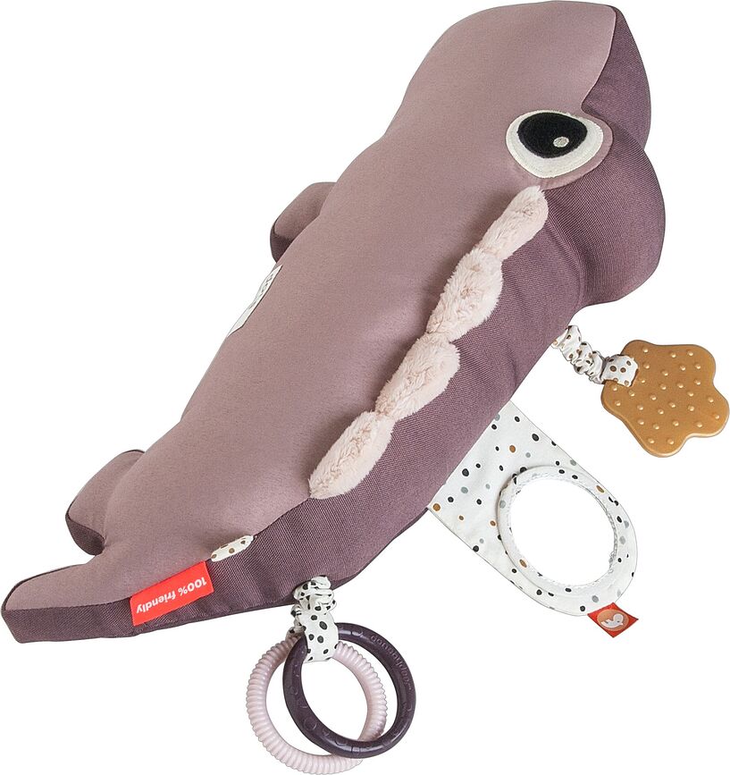 Croco Jastuk s grizalom ružičasti