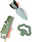 Croco Jouets pour nouveau-né, verts, Set 3 pièces
