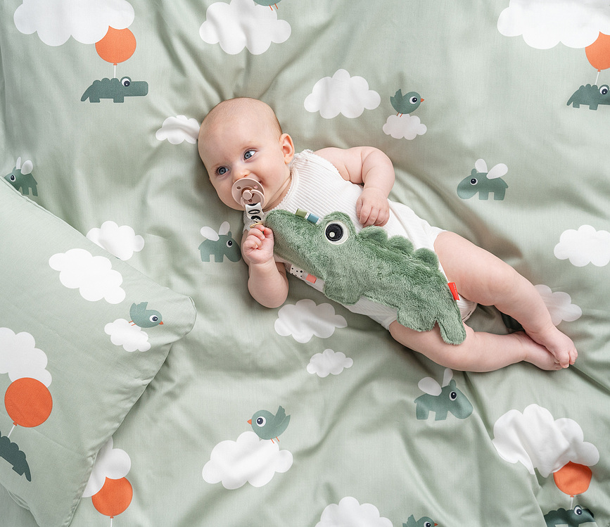 Croco Κλιπ Πιπίλας, επίπεδο, πράσινο