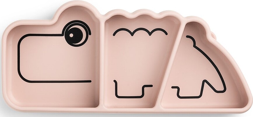 Croco Πιάτο με βεντούζα, ροζ