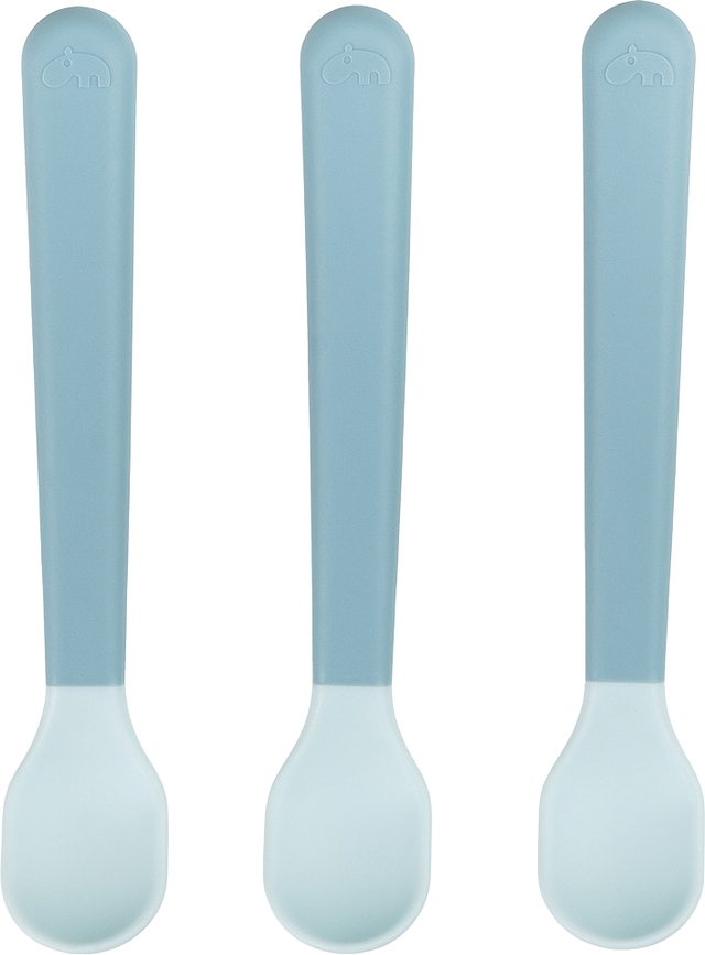 Cucchiaini per bambini Foodie celesti 3 pz.