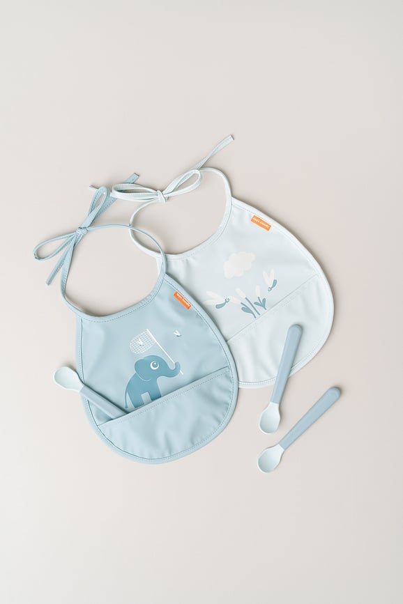 Cucharitas para bebés Foodie, gris beige, 3 unidades