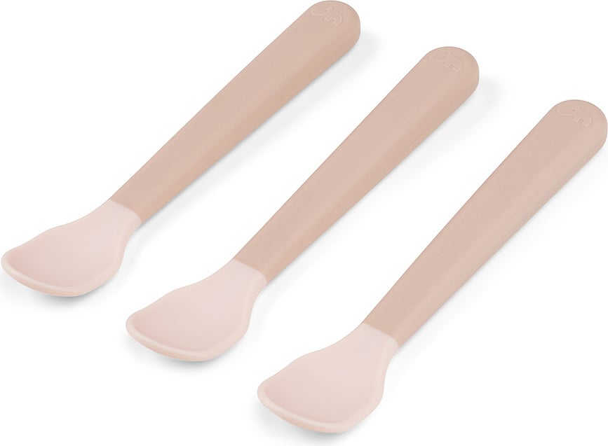Cucharitas para bebés Foodie, gris beige, 3 unidades