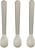 Cucharitas para bebés Foodie, gris beige, 3 unidades
