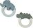 Deer Friends Bitringar Elphee & Croco, blå och grön, 2-pack