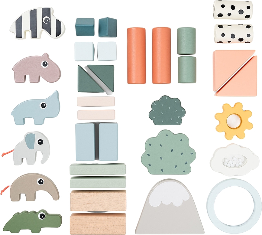 Deer Friends Blocs de Construction, Set 34 pièces