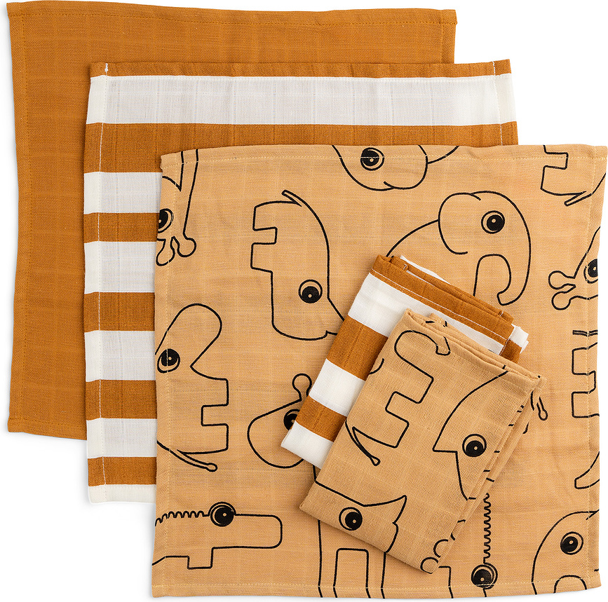 Deer Friends Couches petites, vertes, Lot de 5