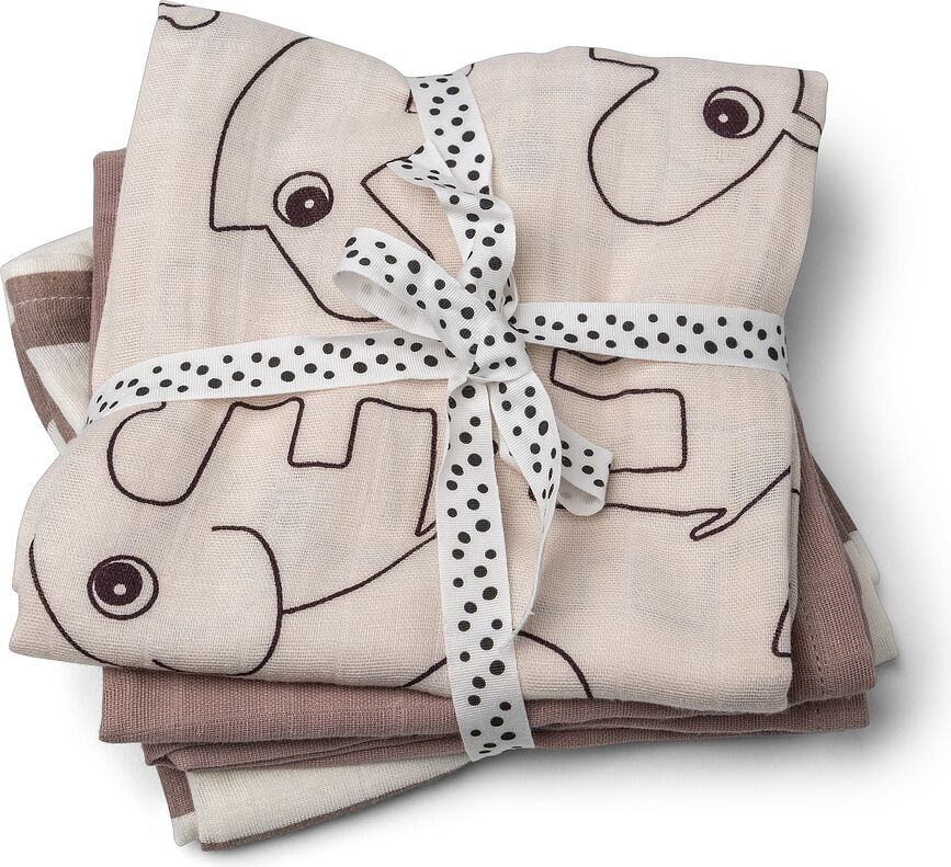 Deer Friends Langes, roses, Lot de 3