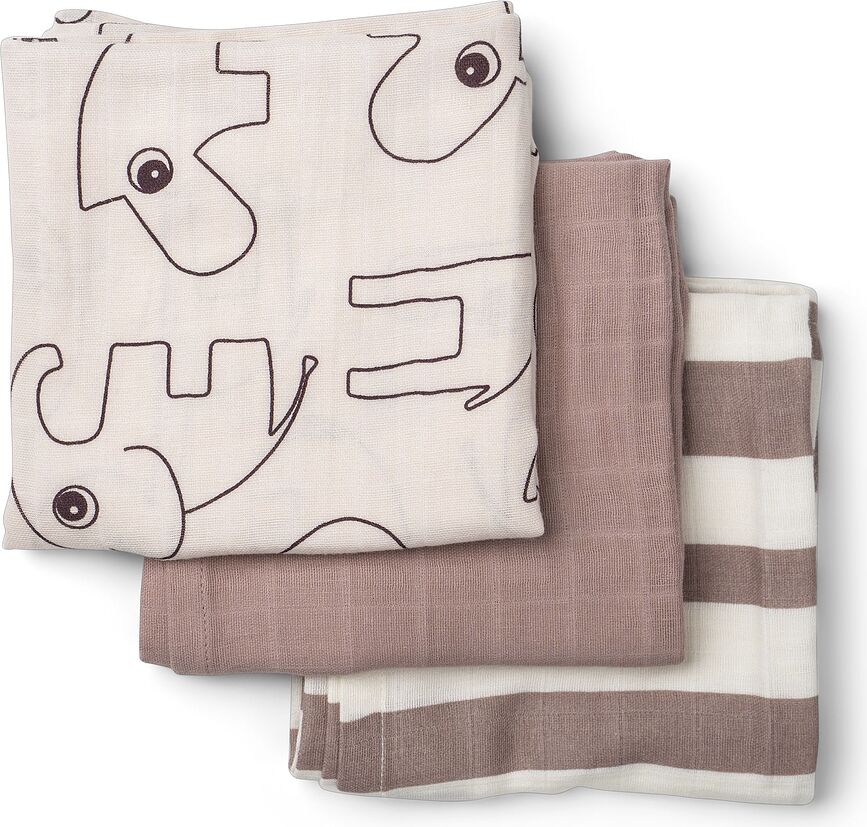 Deer Friends Plenice, roza, 3 kosi