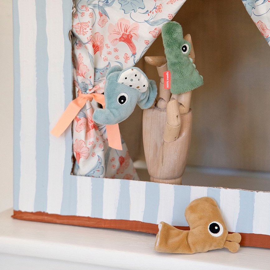 Deer Friends Prstne Lutke, 3 kosi