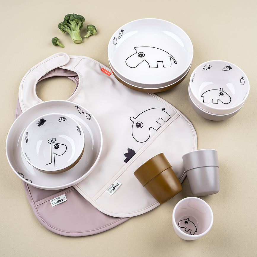 Deer Friends Σαλιάρες, μουσταρδί, 2 τμχ