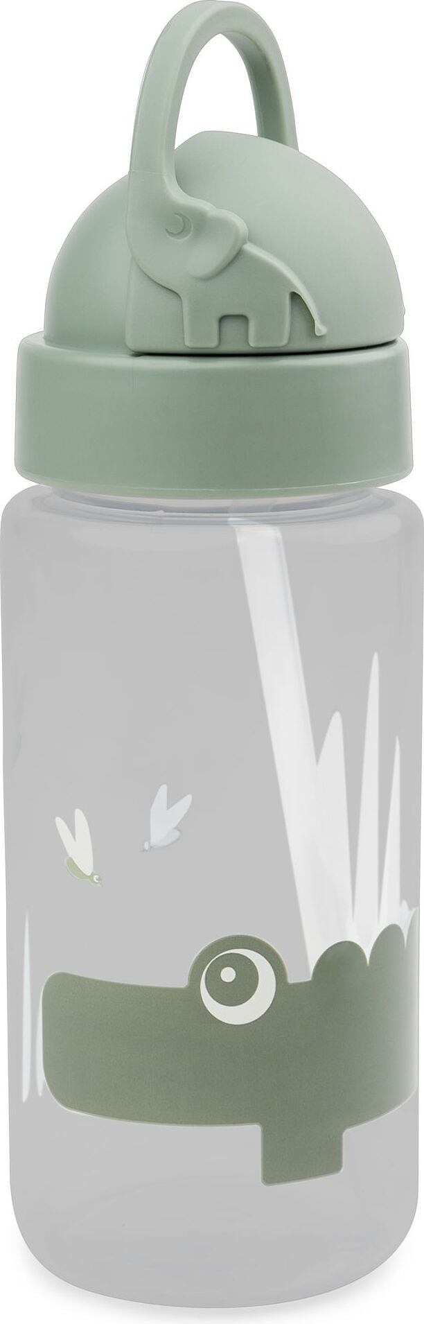 Done by Deer Croco Bidon 350 ml mit Strohhalm