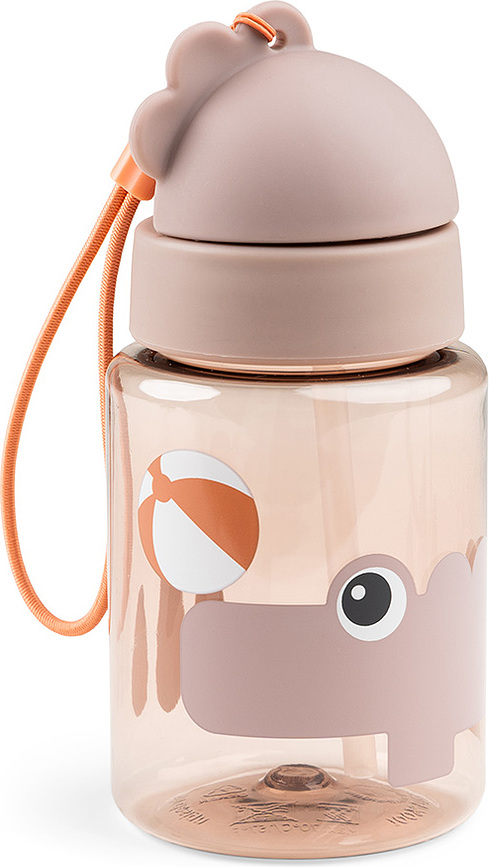 Done by Deer Playground Gourde avec paille, 280 ml, verte