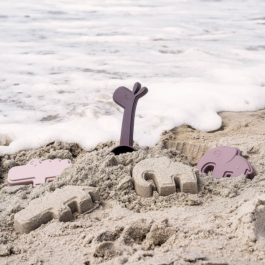 Done by Deer Igrače za peskovnik, roza, 3 kosi