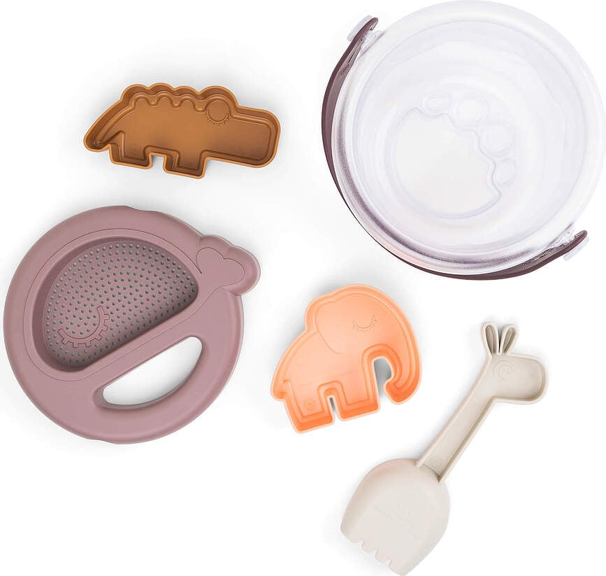 Done by Deer Igračke za pijesak ružičaste 5 kom.