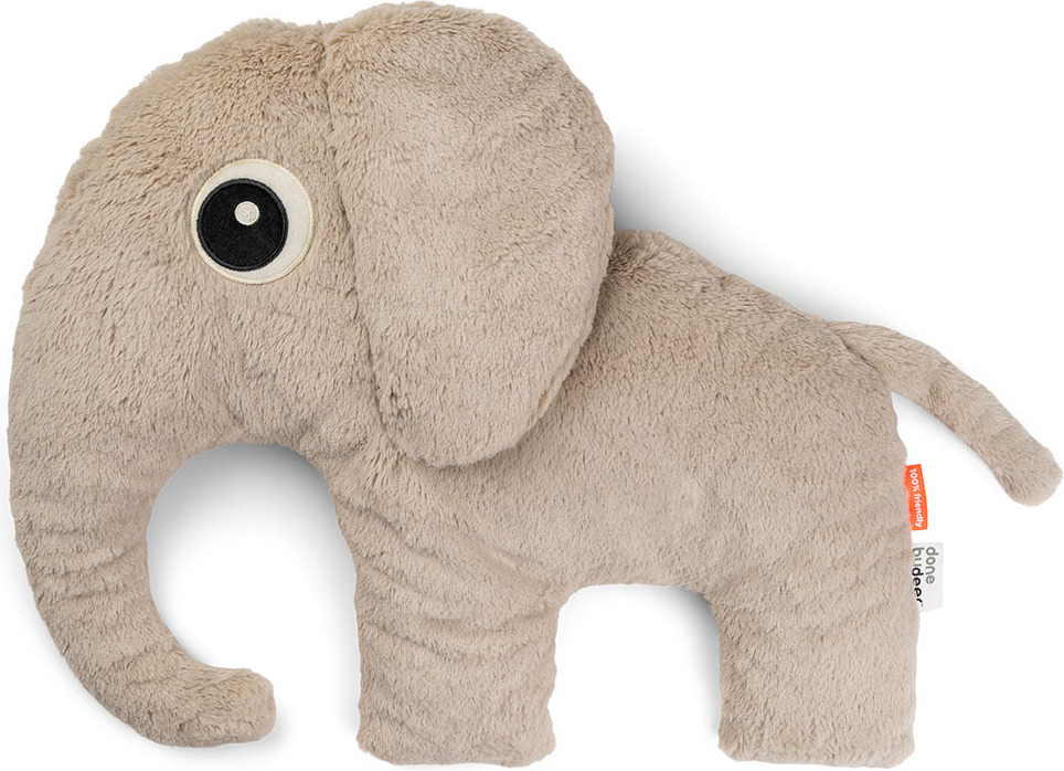 Done By Deer Kuscheltier groß Elefant sandfarbig mit Erbsenfüllung