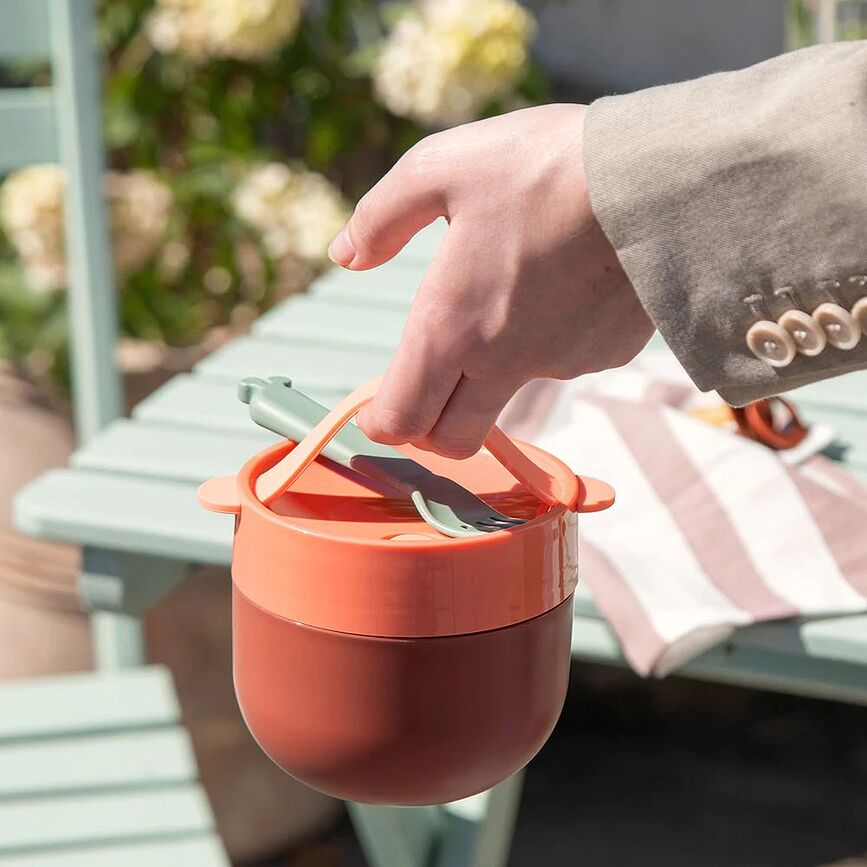 Done by Deer Kutija za ručak dječja narančasta