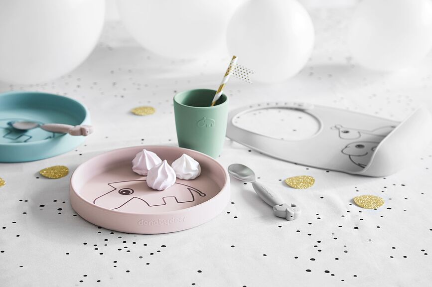 Done by deer Lonček, silikonski, moder