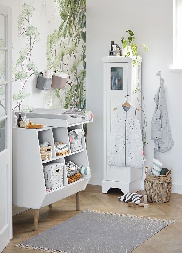 Done by deer Matelas à langer pour commode, blanc