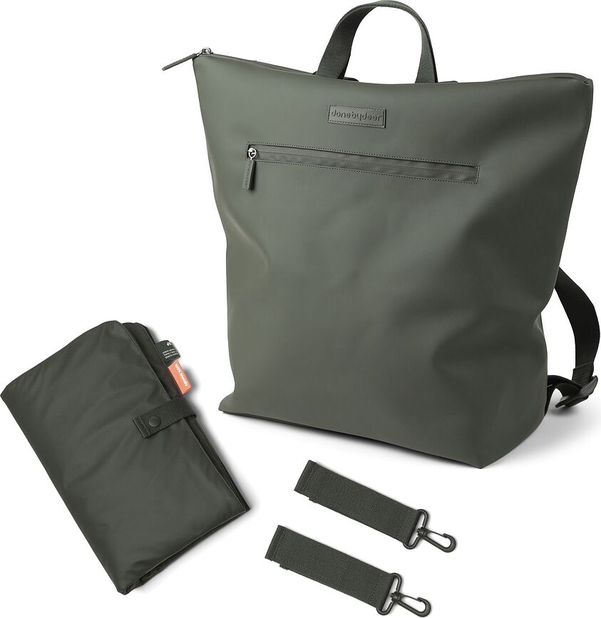 Done By Deer Sac à dos avec matelas à langer, noir