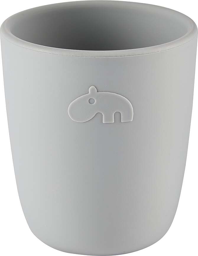 Done By Deer Silicone mug grey