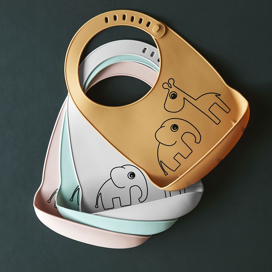 Done by deer Sliniček, silikonski, roza