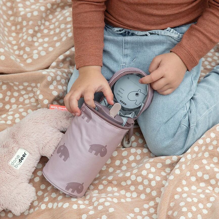 Done by Deer Ozzo Termo torba za bočicu ružičasta