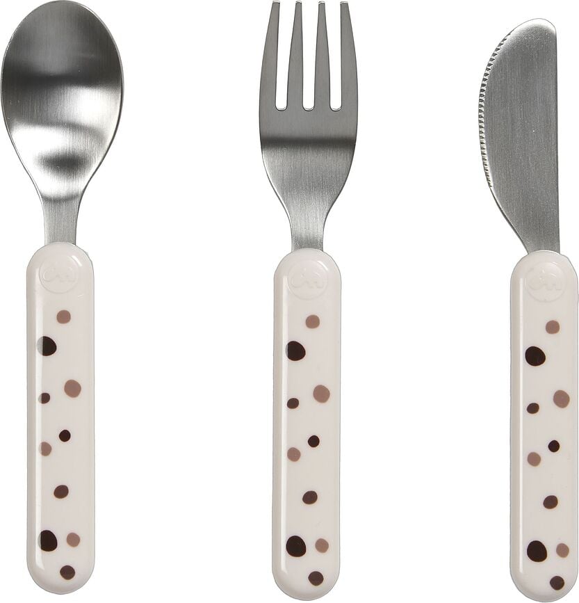 Dreamy Dots Children's utensils pink 3 el.