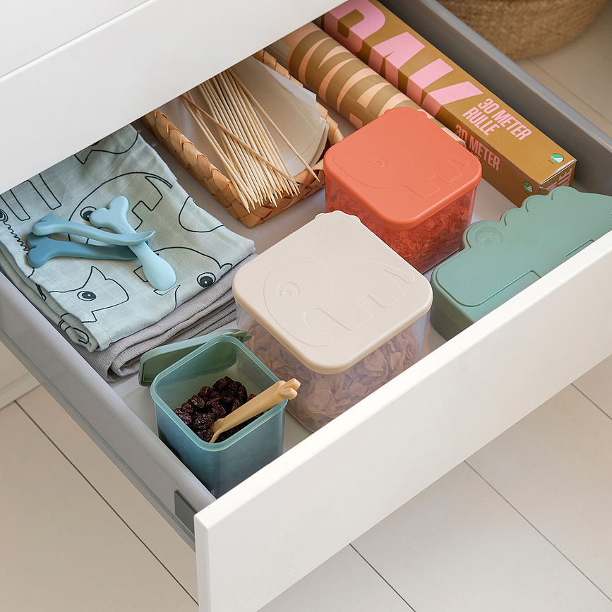 Elphee Δοχεία Τροφίμων, πολύχρωμα, 3 τμχ