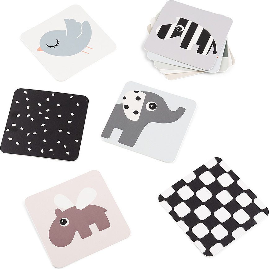 Elphee Kartice kontrastne 10 kom.