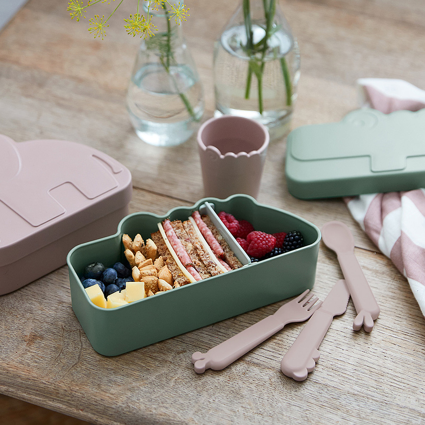 Fiambrera infantil Kiddish Croco, verde