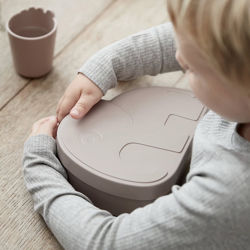 Fiambrera infantil Kiddish Elphee, gris