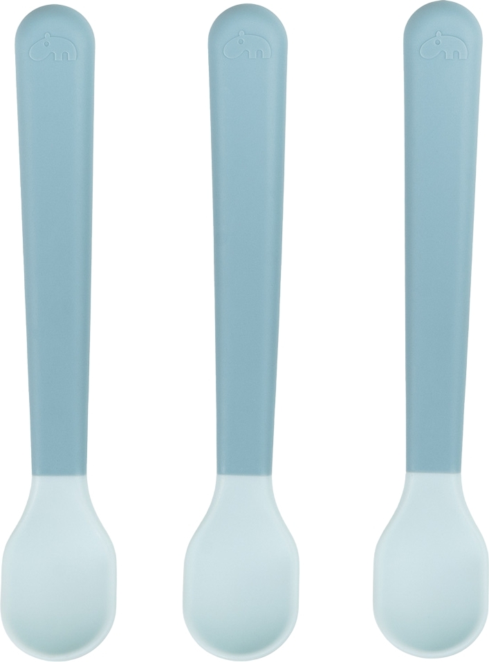 Kinderbesteck Foodie Babylöffel Blau 3 St.