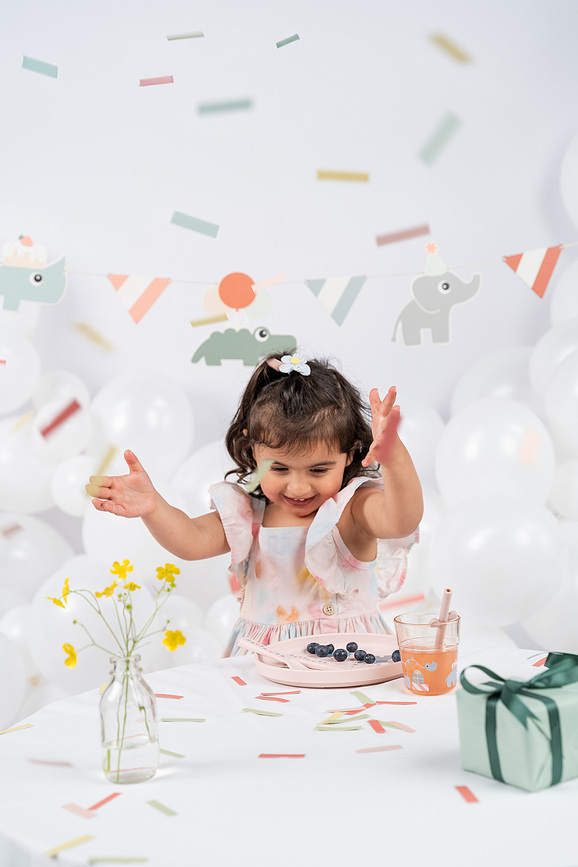 Foodie Celebration Σετ Φαγητού παιδικό, ροζ, 4 τμχ