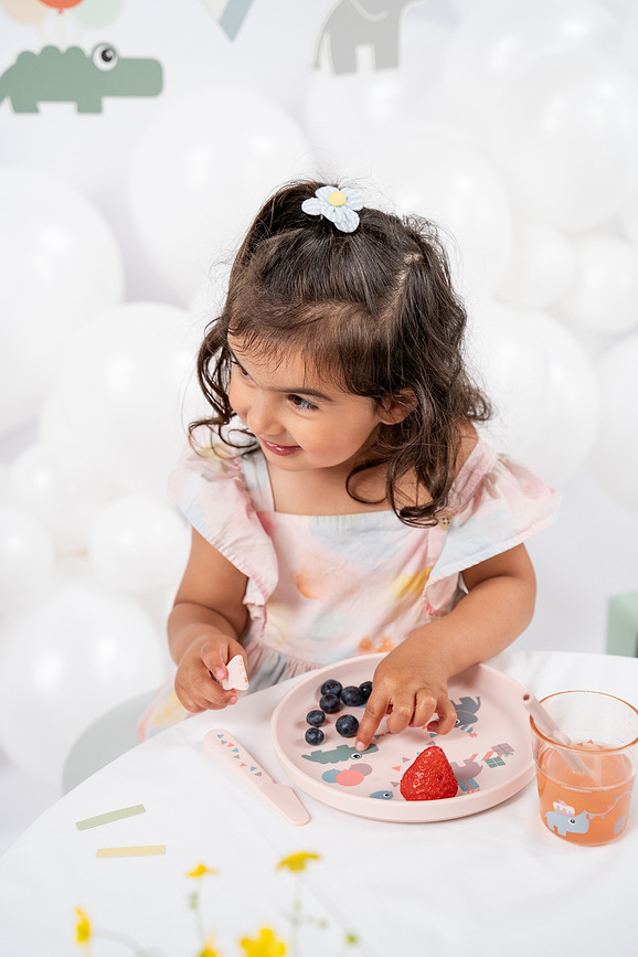 Foodie Celebration Σετ Φαγητού παιδικό, ροζ, 4 τμχ