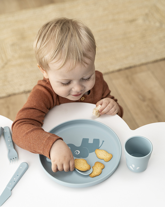 Foodie Elphee Assiette, bleue