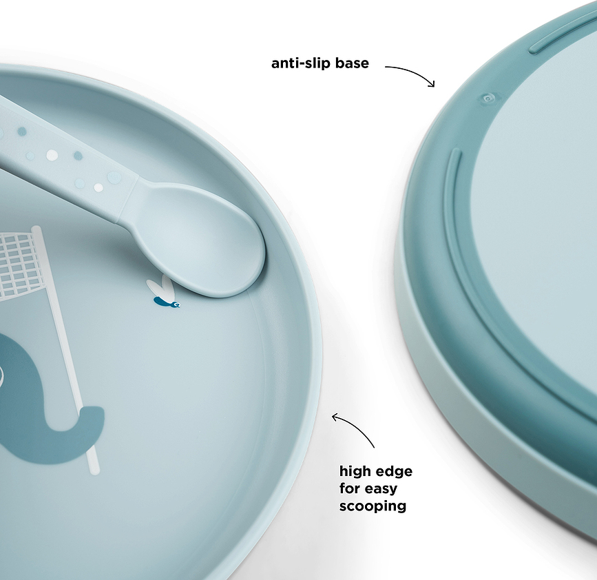 Foodie Elphee Assiette, bleue