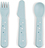 Foodie Happy Dots Baby-Besteck blau 3 El.