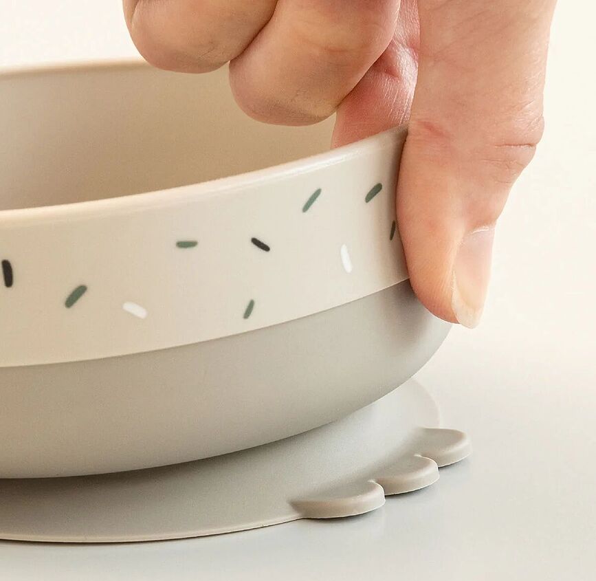 Foodie Lalee Dječji Set Posuđa boje pijeska 3-dijelni set