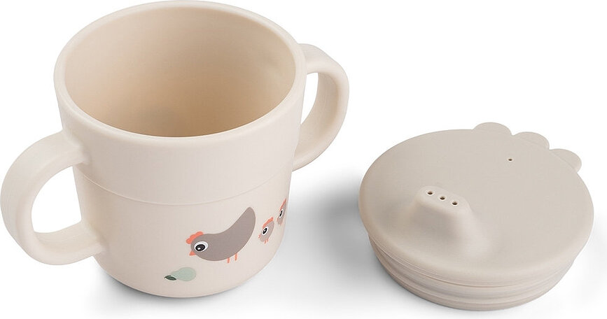 Foodie Tiny Farm middagssæt, beige, 3 dele