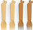 Forchette per bambini Kiddish Raffi senape 4 pz.