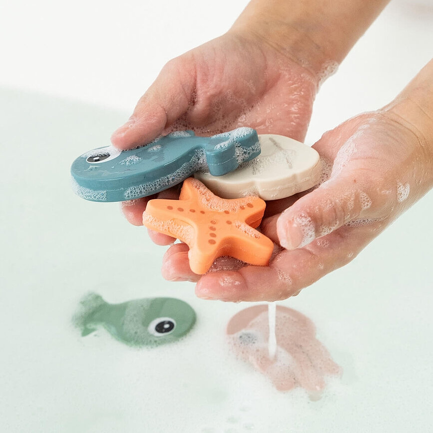 Giocattolo da bagno Sea Friends, set da 6 pezzi