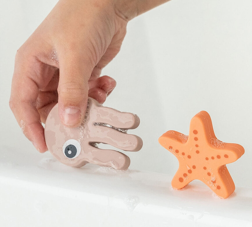 Giocattolo da bagno Sea Friends, set da 6 pezzi