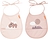 Happy Clouds Bibs with pocket pink powder 2 pcs