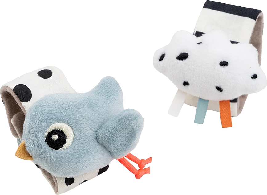 Happy Clouds Hochets, Lot de 2