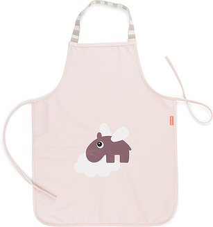 Happy Clouds Kid's apron pink waterproof