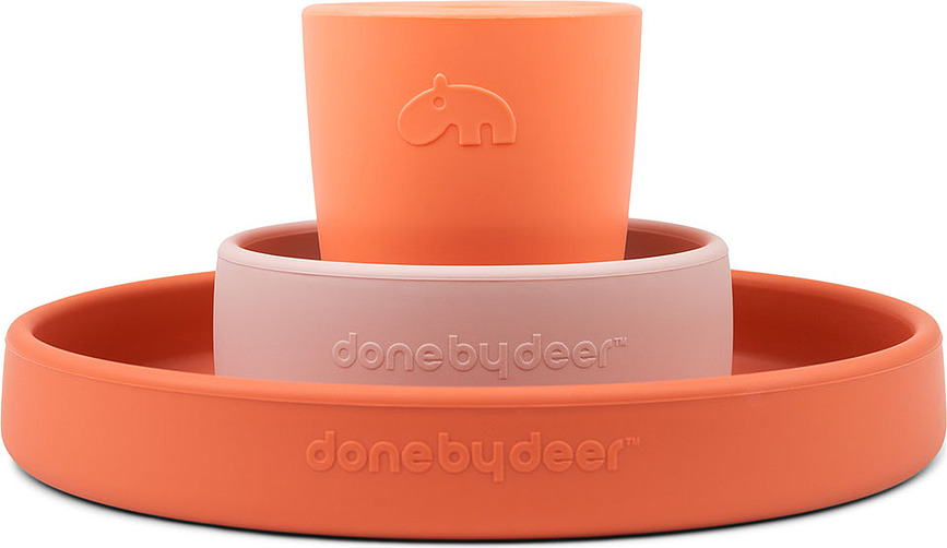 Happy Clouds Otroški jedilni set, 3-delni