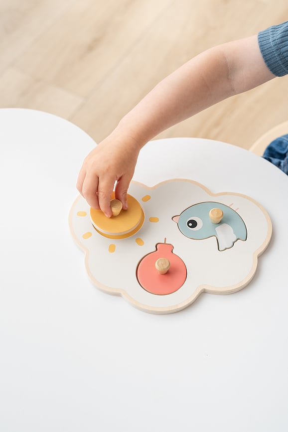 Happy Clouds Puzzle 4 kom.